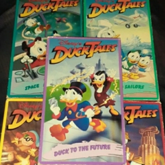 5 Ducktales Disney VHS Bundle Lot Vintage 90s - Picture 1 of 2